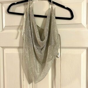 Sparkly halter top